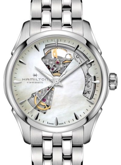 Oiritaly Montre M canique Femme Hamilton Jazzmaster Open